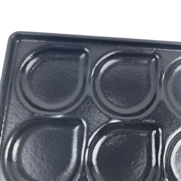 Zakarian Cast Iron Seafood Pan Non Stick Green Heavy Oven Safe With Handles - Picture 5 of 9